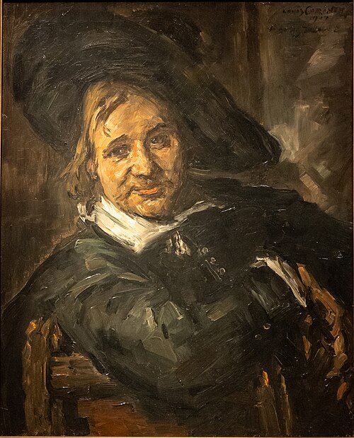 Portrait of a man in a slouch hat (after Frans Hals), 1907, Lovis Corinth
