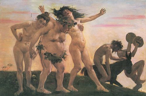 Home coming Bacchants, 1898, Lovis Corinth