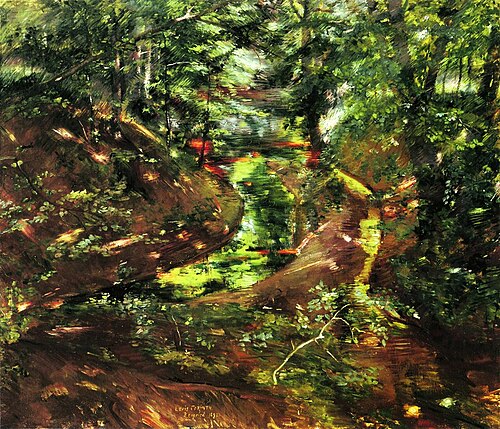 Waldinneres bei Bernried, 1892, Lovis Corinth