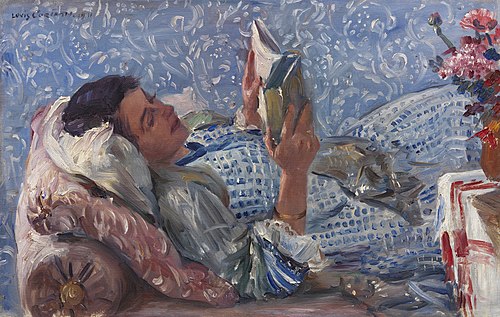 Reading Woman, 1911, Lovis Corinth