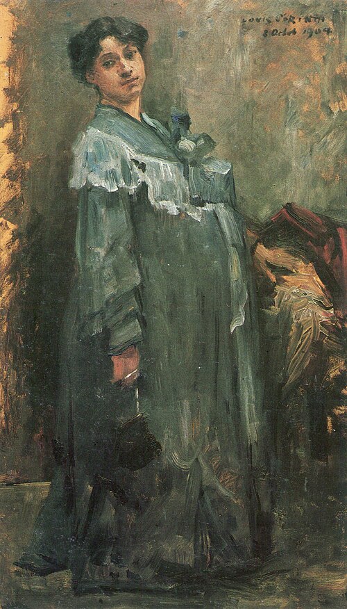 Im Seidenmantel, 1904, Lovis Corinth