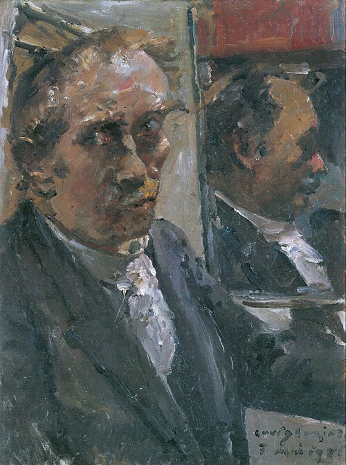 Letztes Selbstporträt, 1925, Lovis Corinth