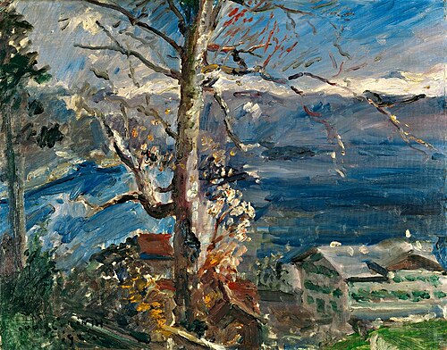 Baum am Walchensee, 1923, Lovis Corinth
