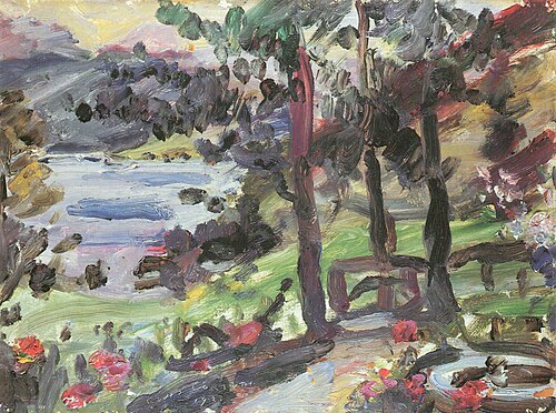 Garten am Walchensee, 1923, Lovis Corinth