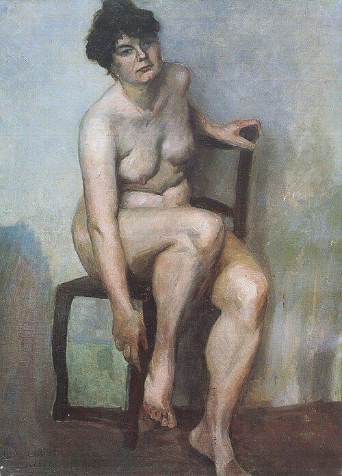 Nude Female, 1897, Lovis Corinth