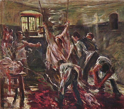 Im Schlachthaus, 1893, Lovis Corinth