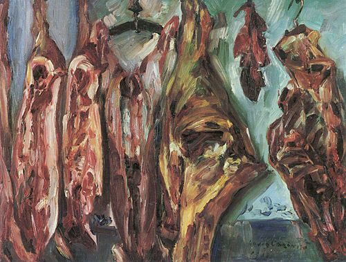 Fleischerladen, 1913, Lovis Corinth