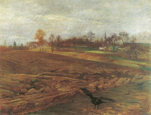 Große Rabenlandschaft, 1893, Lovis Corinth