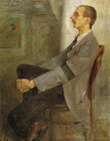 Porträt des Malers Walter Leistikow, 1893, Lovis Corinth