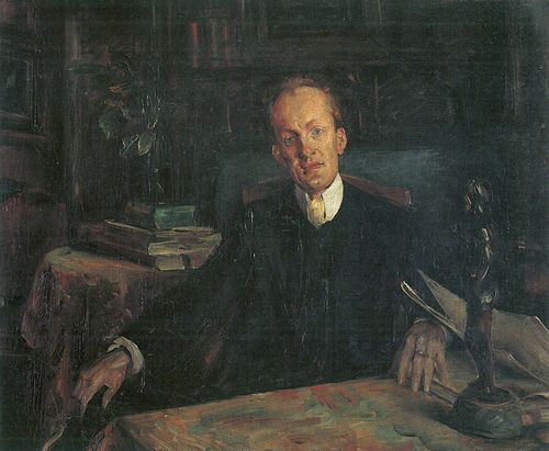 Porträt Gerhart Hauptmann, 1900, Lovis Corinth