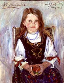 Wilhelmine im Trachtenkleid, 1913, Lovis Corinth