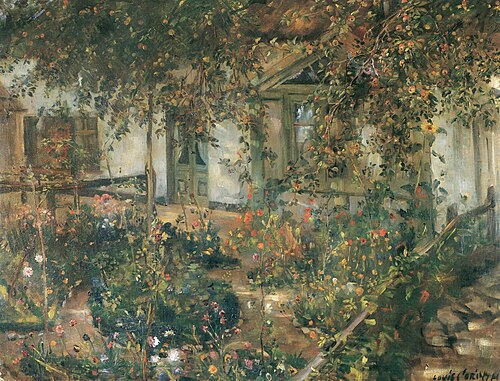 Blühender Bauerngarten, 1904, Lovis Corinth
