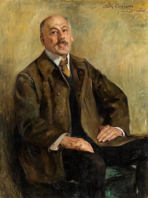 Porträt Albert Kaumann, 1910, Lovis Corinth