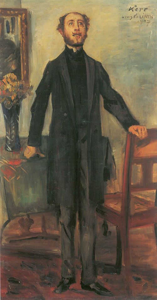Portrait of Alfred Kerr, 1907, Lovis Corinth