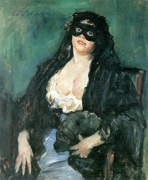 The Black Mask, 1907, Lovis Corinth