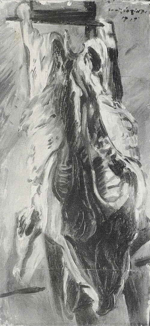 Geschlachtetes Schwein, 1914, Lovis Corinth