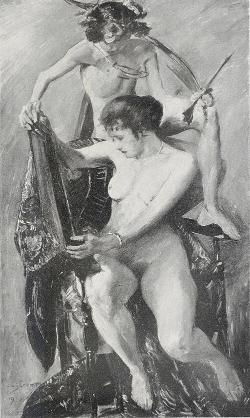 Venus und Amor vor dem Spiegel, 1916, Lovis Corinth