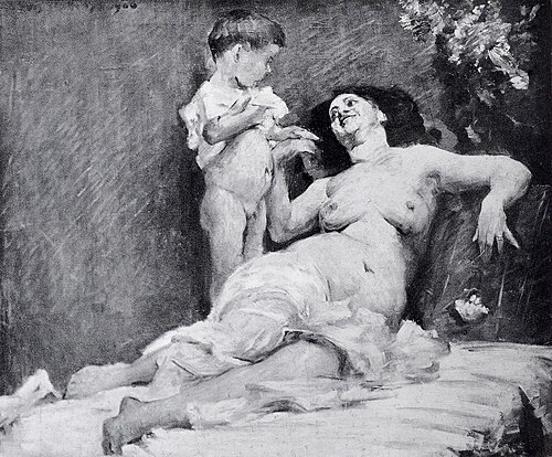 Mutter mit Kind, 1906, Lovis Corinth
