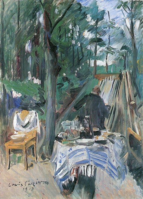 Kegelbahn, 1913, Lovis Corinth