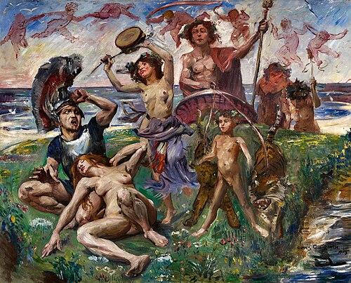 Ariadne on Naxos, 1913, Lovis Corinth