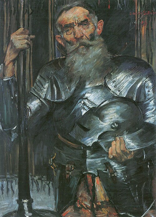 Alter Mann in Ritterrüstung, 1915, Lovis Corinth