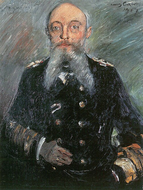Admiral Alfred von Tirpitz, 1917, Lovis Corinth