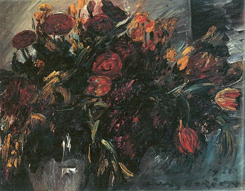 Rote und gelbe Tulpen, 1918, Lovis Corinth