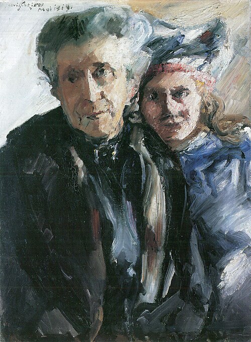 Großmutter und Enkelin, 1919, Lovis Corinth