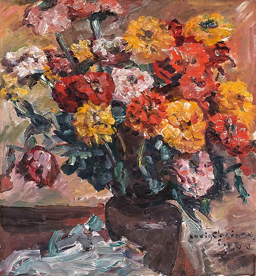 Zinnias, 1924, Lovis Corinth