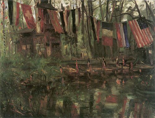 Der Neue See im Berliner Tiergarten, 1908, Lovis Corinth