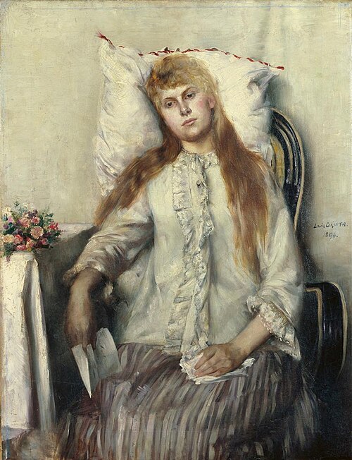 Genesendes Mädchen, 1890, Lovis Corinth