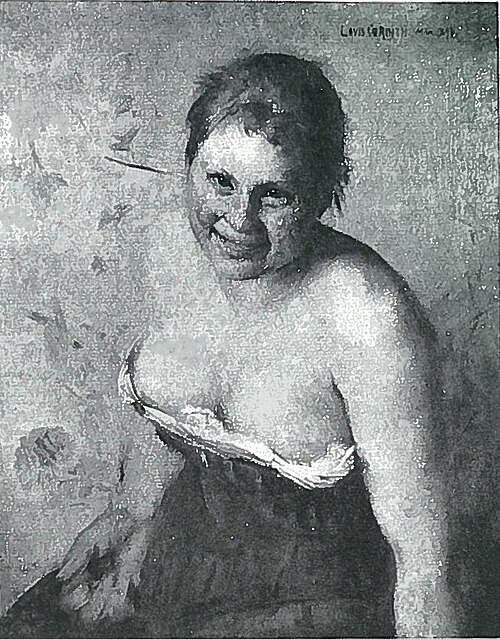 Lachendes Mädchen, 1891, Lovis Corinth