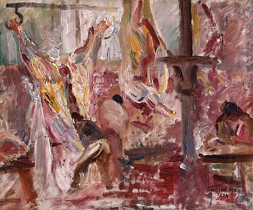 Schlachterei, 1892, Lovis Corinth