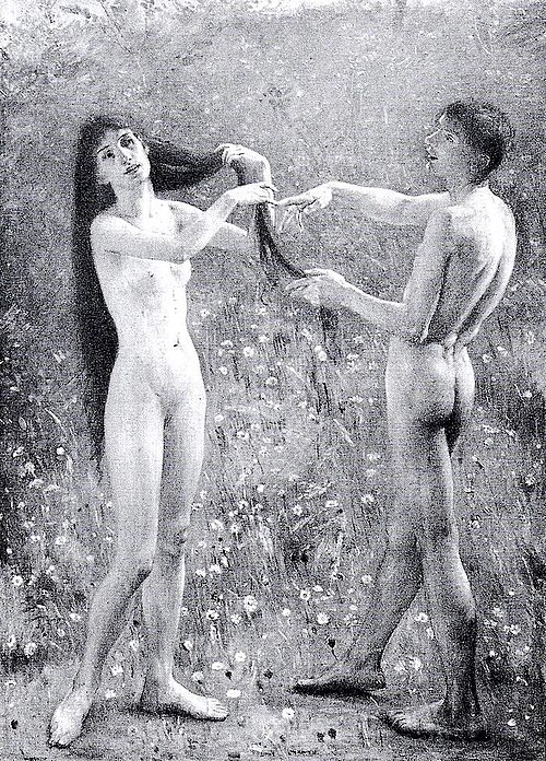 Adam und Eva, 1893, Lovis Corinth