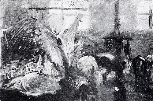 Schlachthausszene, 1893, Lovis Corinth