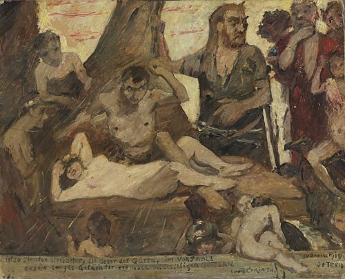 Le rire homérique, 1919, Lovis Corinth