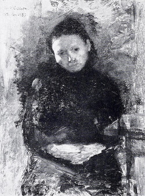 Sitzende Frau, 1893, Lovis Corinth