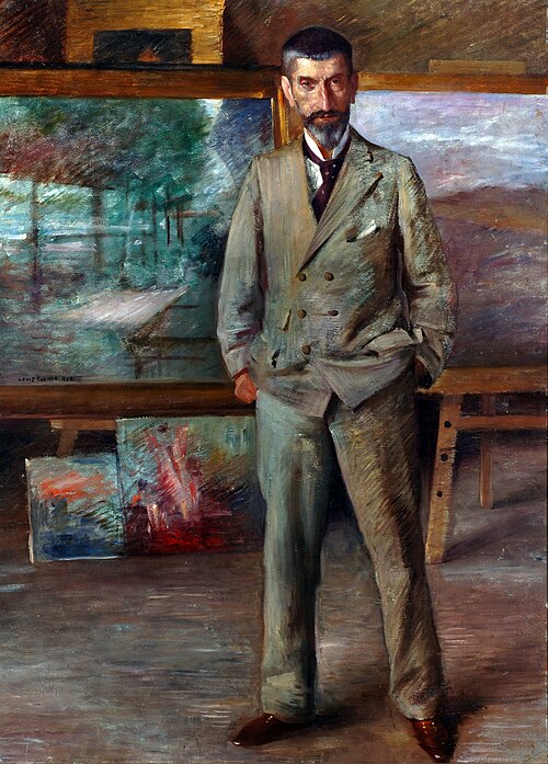 Porträt des Malers Hermann Eichfeld, 1893, Lovis Corinth