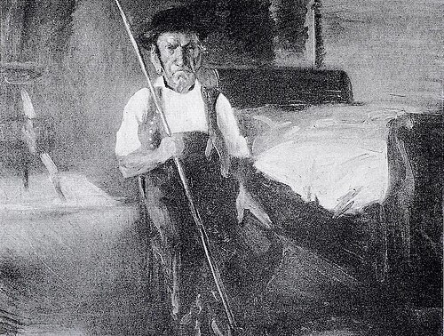 Ammergauer Bauer, 1895, Lovis Corinth