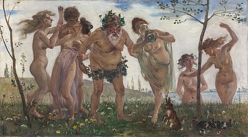 Bacchante procession, 1896, Lovis Corinth