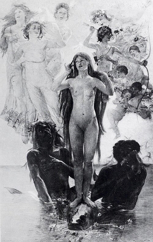 Geburt der Venus, 1896, Lovis Corinth