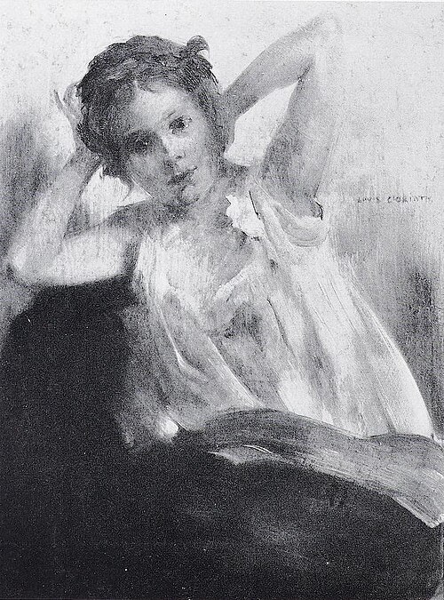 Mädchen im Hemd, 1896, Lovis Corinth