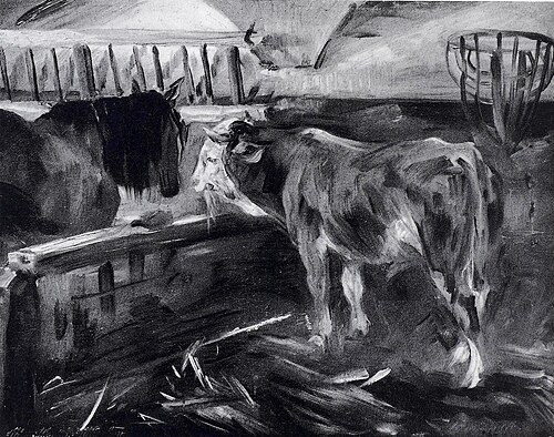 Stallinneres, 1897, Lovis Corinth