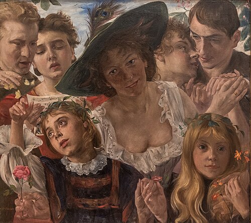 Lebensfreude, 1898, Lovis Corinth