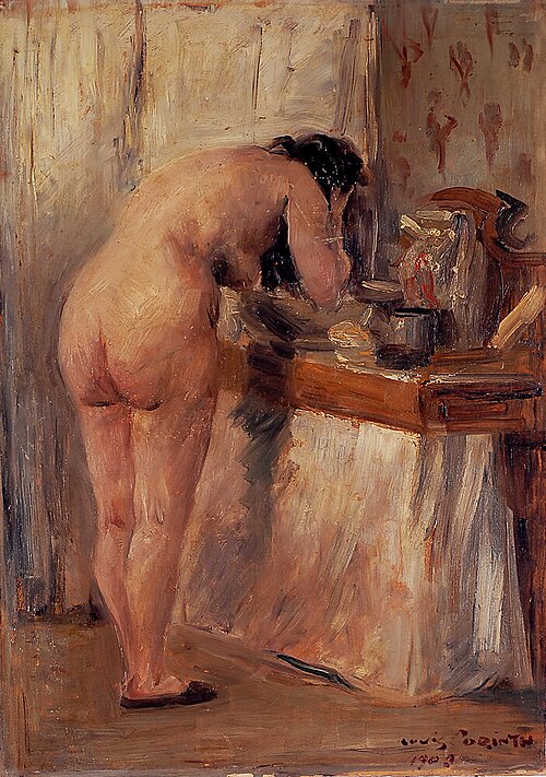 Am Waschtisch, 1903, Lovis Corinth