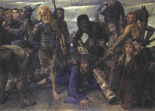 The Bearing of the Cross, 1909, Lovis Corinth