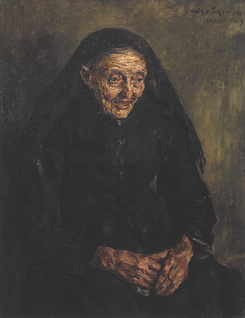 Die Achtzigjährige, 1905, Lovis Corinth