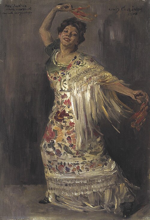 Porträt Tilla Durieux als spanische Tänzerin, 1908, Lovis Corinth