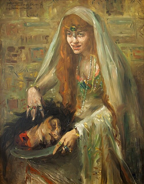 Gertrud Eysoldt als Salome, 1903, Lovis Corinth