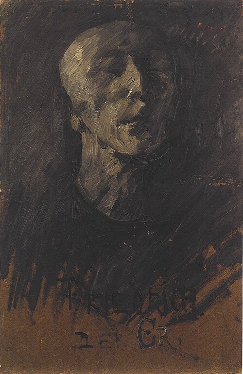 Totenmaske Friedrichs des Großen, 1915, Lovis Corinth